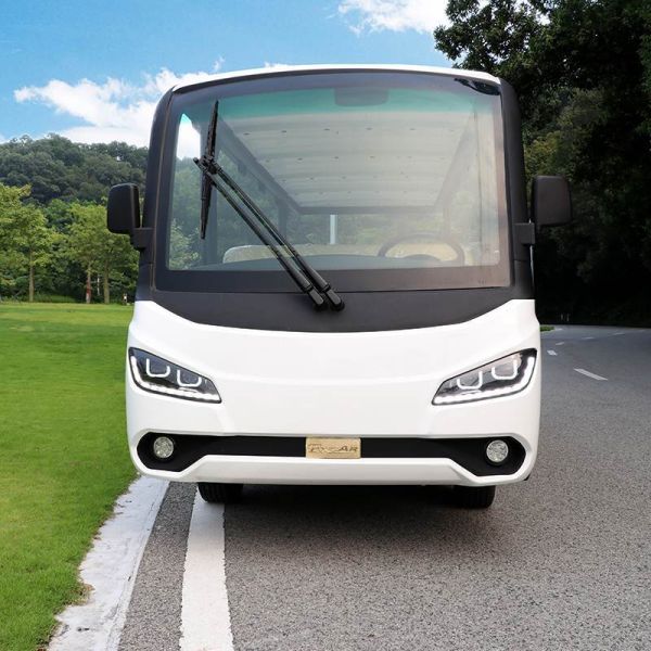 Fashion 14 Person Electric Sightseeing Bus , Max forward speed 45km/h
