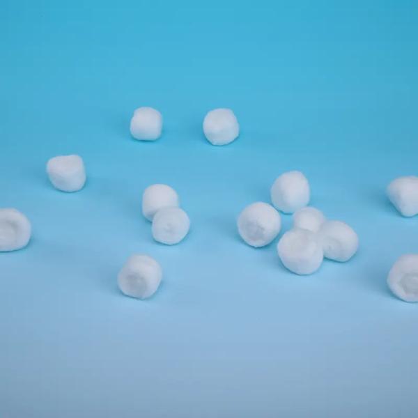 Bolas 100% de algodão médicas descartáveis superiores com absorvência alta