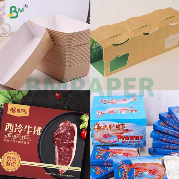 240g - 300g Tear Resistance Clay Coated With Natural Brown Paperboard CCKB