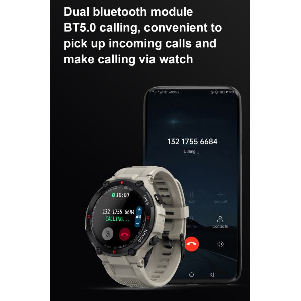 K32 Smartwatch 400mAh  Blood PressureSuper Long Standby Time