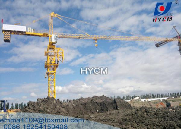 TC6020 60M Jib Topkit Tower Crane Top-slewing Type 10tons Load Capacity