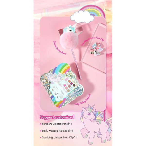 Justgirl Childs Pretend Make Up Set Cute Makeup Kit Skin Friendly