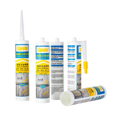 Neutral Curing Bathroom Silicone Caulk , Mould Free Silicone Sealant Anti Aging