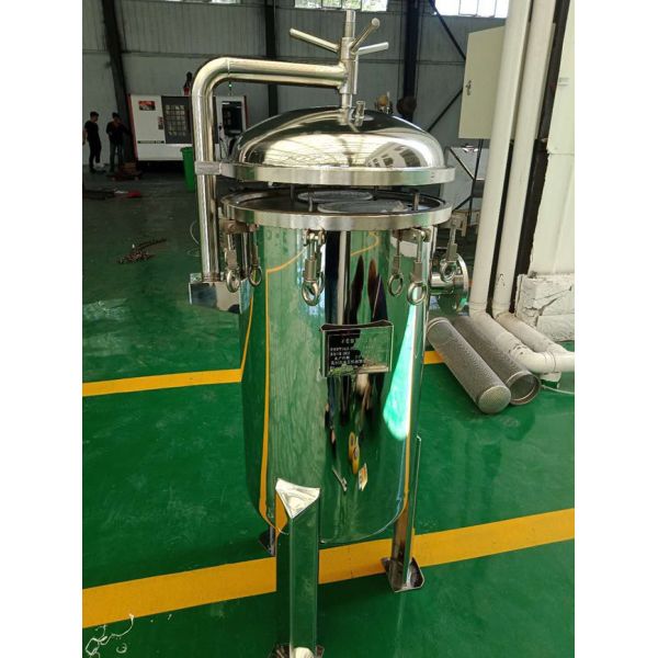 Встроенный санитарный корпус фильтра сумки для водоочистки SS 304 материальной