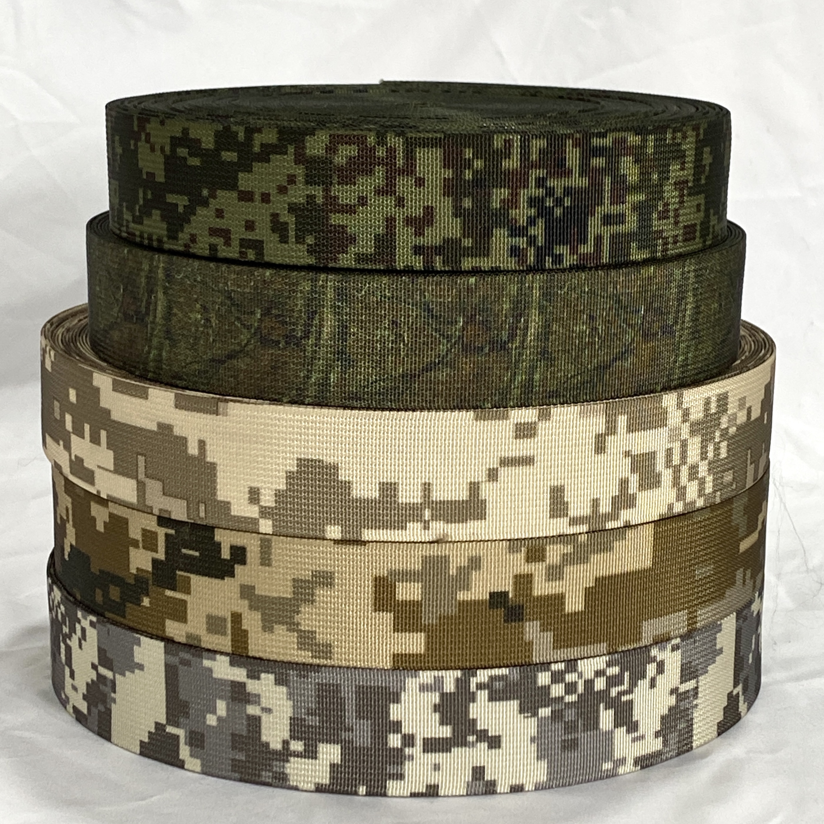 Camouflage polyester webbing Outdoor supplies Backpack straps Clothing adjuvant