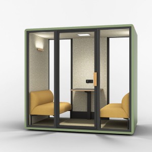 110V Prefab Soundproof Room Workspace Isolation Cabin booth office
