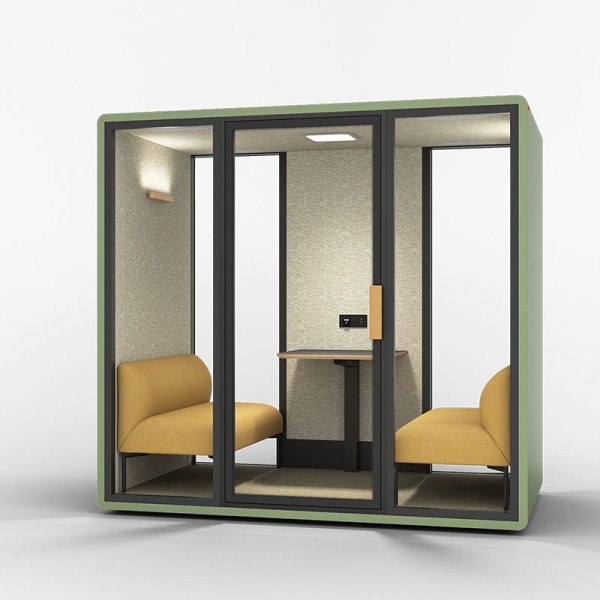 110V Prefab Soundproof Room Workspace Isolation Cabin booth office