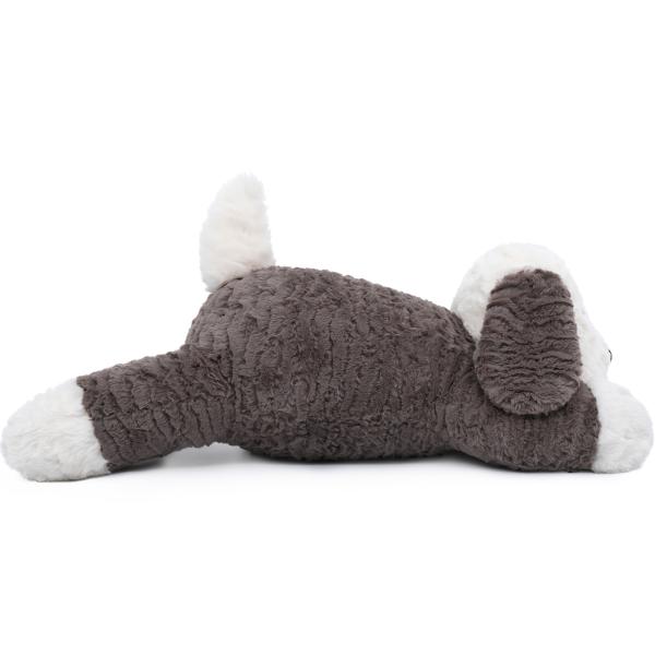 4Lbs Large Heated Unscented Microwavable Dog Throw Pillow 24inch Weighted Stuffed Dog Toy Factory OEM Custom Supplier