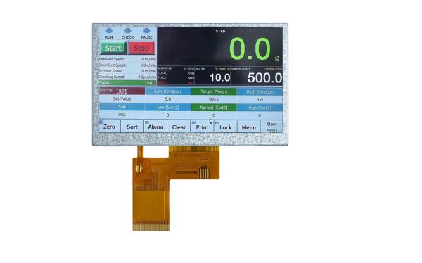 4.3 Inch IPS hight brightness TFT LCD display