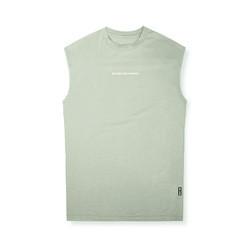 Gym Training Men Workout Tank Top Singlet Cotton Hollow Breathable Vest