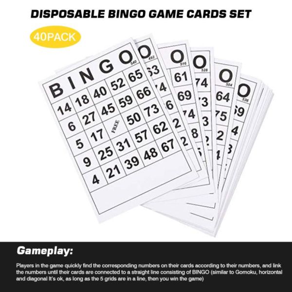 Винтажная деревянная игра Bingo шахмат с 40 картами DIY номера Bingo