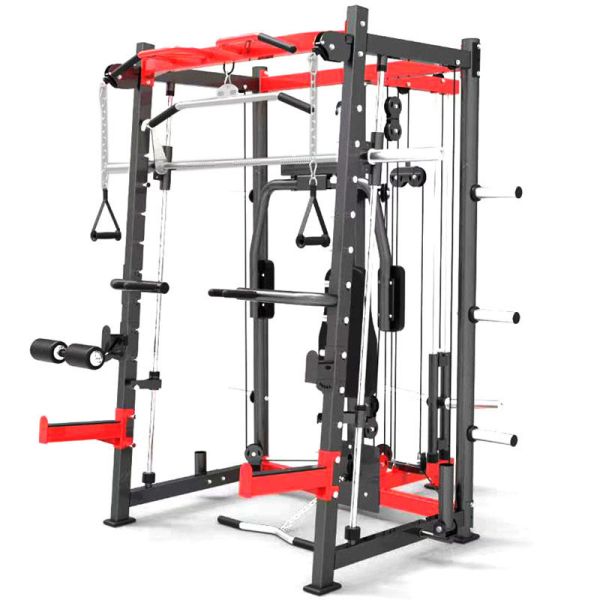 Medium Load Capacity Multifunction Gym Rack Smith Machine for Commercial Fitness Center