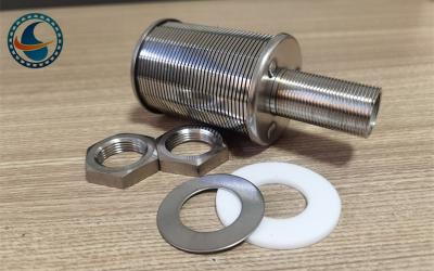 Wedge Wire Screen Filter 304 Stainless Steel Water Nozzle With M24 Threaded