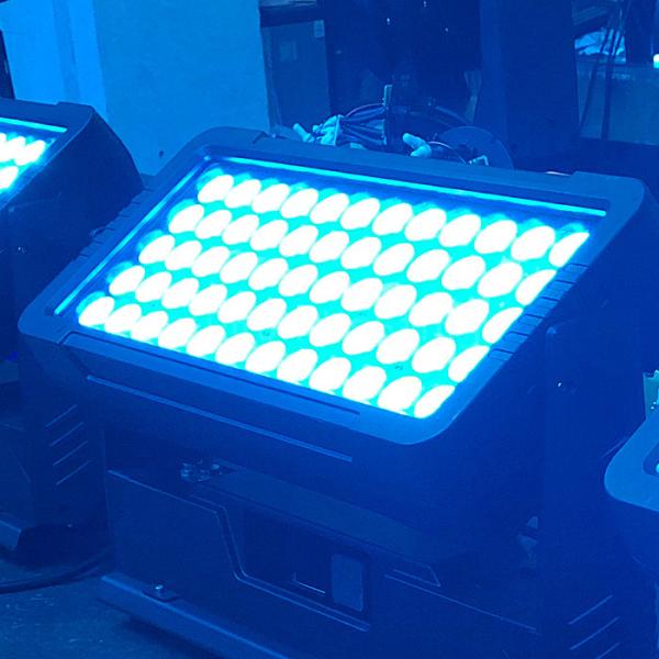 High Power Waterproof IP65 60x10w RGBW 4in1 LED Wall Wash City Color Lights