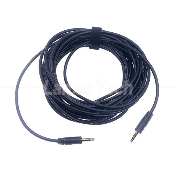 1M 2M 3M 3 Poles TRS Male to Male 3.5mm Aux Stereo Jack Audio Cable for Speaker Recorder Headset
