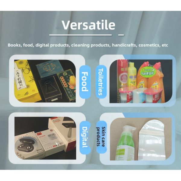 Film thermorétractable POF de qualité alimentaire, résistance à la traction de 150-200 MPa