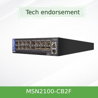 MSN2100-CB2F Mellanox ネットワーク スイッチ 100 ギガビット イーサネット GbE