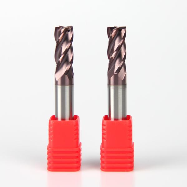 carboneto contínuo de 1-20mm menino padrão Performans Freze da característica do revestimento de TiAlN da flauta do cortador 4 do moinho de extremidade de 1 milímetro (vibração)