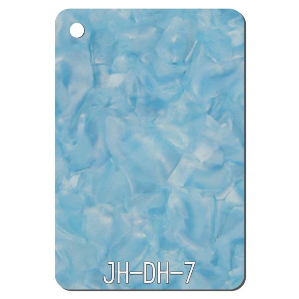 Light Blue Pattern Acrylic Sheet Plastic Panels For Home Hotel Advertising Lamp Cover Decor