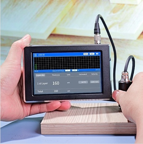 86216 Multilayer Ultrasonic  Coating Thickness Gauge with Micron-Level Accuracy and High-Definition IPS Color Display