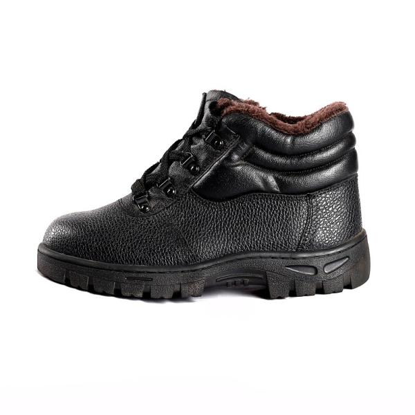 Customized Genuine Embossed Cow Leather Upper PU/PU Sole Safety Shoes for Durable Performance Work Boots