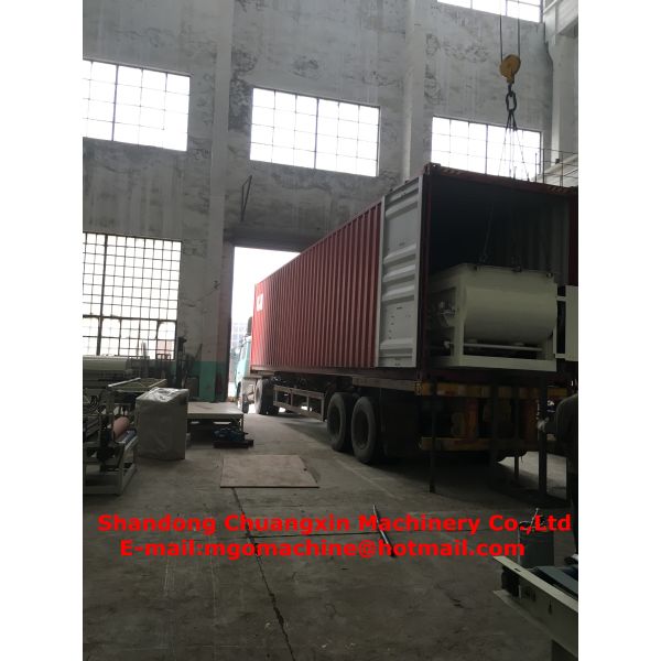 Steel Sandwich Panel Magnesium Oxide Board Production Line For Prefabricated House