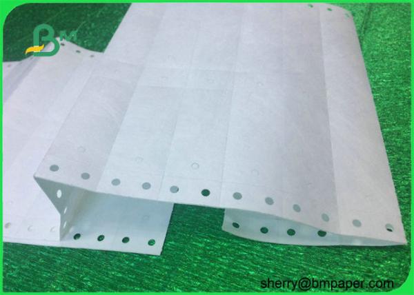 1025D Waterproof etiquetas de código de barras autoadesivas do formulário contínuo do papel revestido da impressora de Tyvek