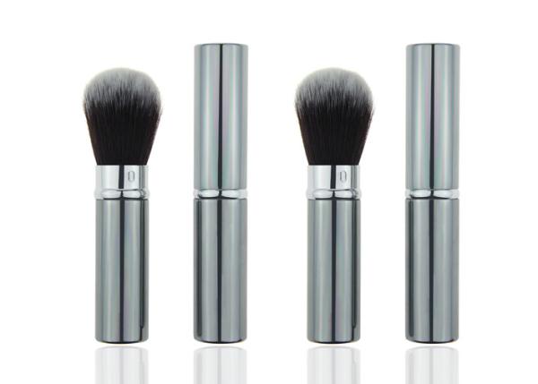 Custom Beautiful Retractable Makeup Foundation Brushes Professional , Synthetic Hair