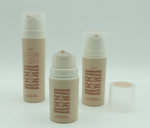 JL-AB105C All Plastic Mono Airless Containers Cosmetics 15ml With Snap On Sealing