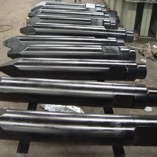 140mm  40Cr 42CrMo Hydraulic Rock Hammer Breaker Hammer Chisel SB40 SB81 SB121 HB20G 