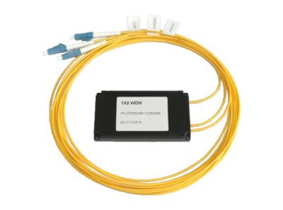 Single CWDM Device Fiber Optic WDM 3 Port LC/APC Connector