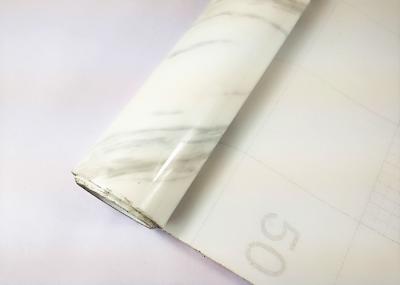 White Marble Removable Wallpaper Self Adhesive Easy To Clean For Living Room