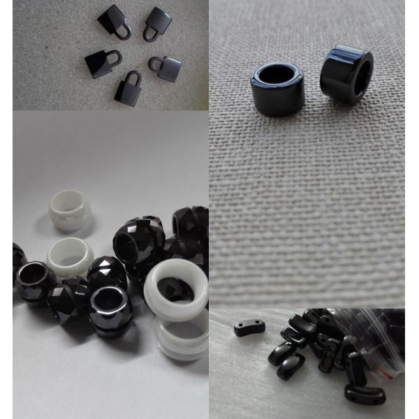 Black Luxury Ceramic Accessories for High Class Fashion Ceramic Necklace