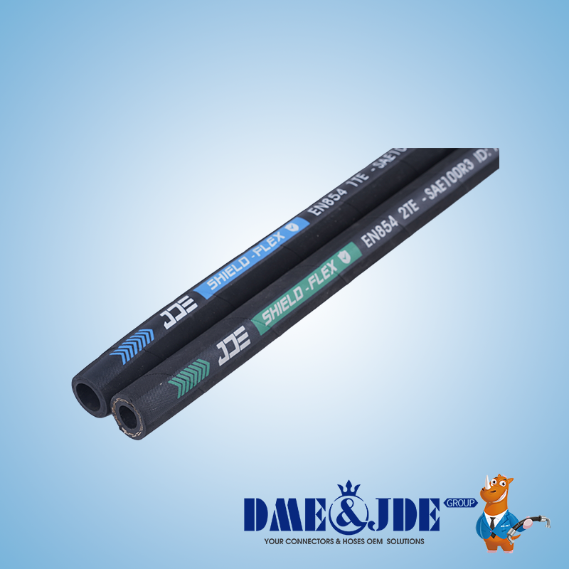 High Pressure Jack Wire Braided Rubber Hose Hydraulic Fluid Hose