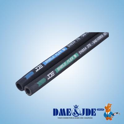 High Pressure Jack Wire Braided Rubber Hose Hydraulic Fluid Hose