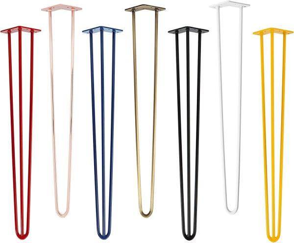 Modern Style Hairpin Legs 28inch Adjustable Table Legs for Metal Furniture