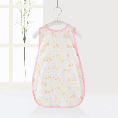 Natural Soft Cotton Muslin Sleeping Bag For Toddlers Size 75*64*32cm