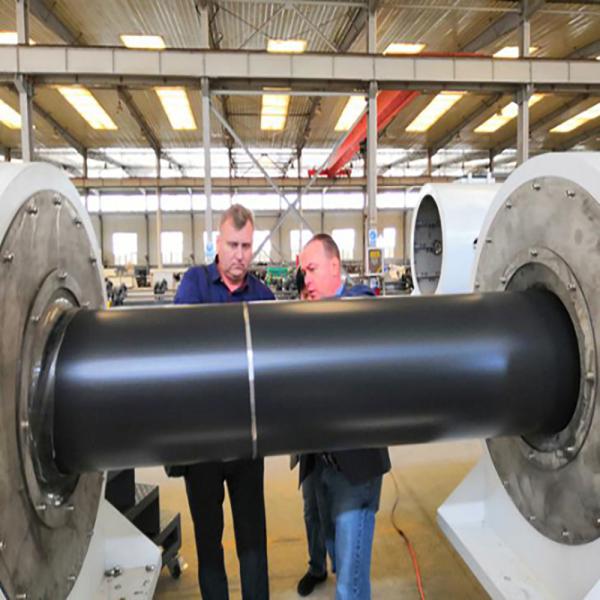 HDPE PE Jacket  Extruder Pipe Making Machine For Plastic  Protective Pipe Production Line
