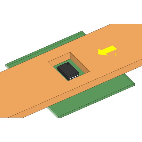 High Precision Coreless Hall Effect Sensor Allegro ACS37612LLUALU015B5 for PCB Trace Current Sensing