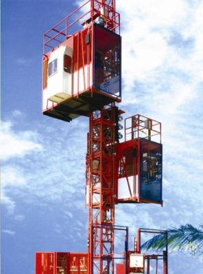 Customized Color Construction Material Hoists , Construction Elevator With 36m / Min To 96m / Min Speed