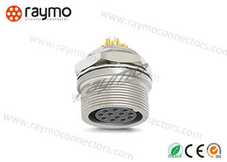 Compact Screw Lock Connector, Circular Power Plug Mechanical And Color Coding
