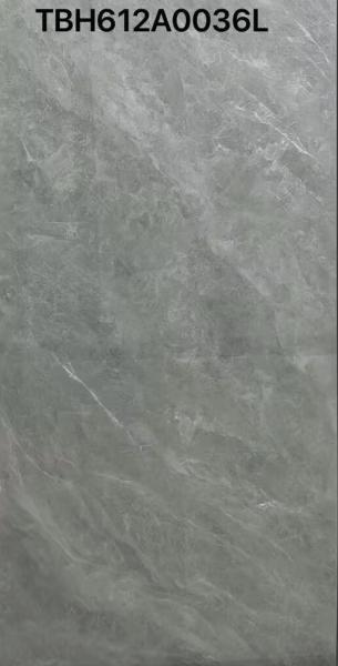 Gray Whole Body Clay Polished Glazed Tiles 60x120cm