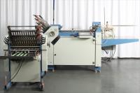 a cruz 380V automática dobra a máquina de dobramento de papel para folhetos farmacêuticos