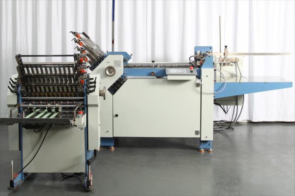380V Automatic Cross Fold Paper Folding Machine For Pharmaceutical Leaflets