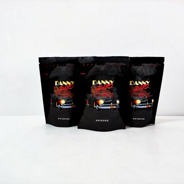 Custom Matte Smell Proof Child Proof Zipper Mylar Bags 3.5g Aluminum Foil weed Bags