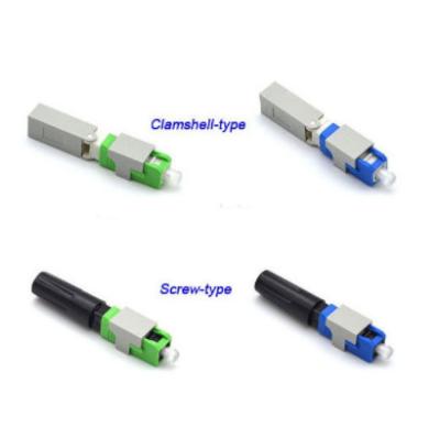 Type C SC APC 50mm Field Assembly Optical Connector FTTH Optical Fiber Fast Connector