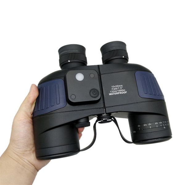 10x50 Marine Hunting Binoculars Telescope Waterproof With Military Compass