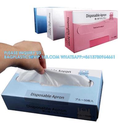 Biodegradable, Large Size Disposable PE Apron For Adult Waterproof Plastic Apron OEM Service Polyethylene Aprons