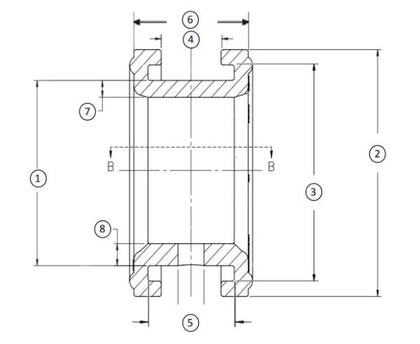 1-54 Low Torque Valve Seat Material For Wafer / Lug Butterfly Valve