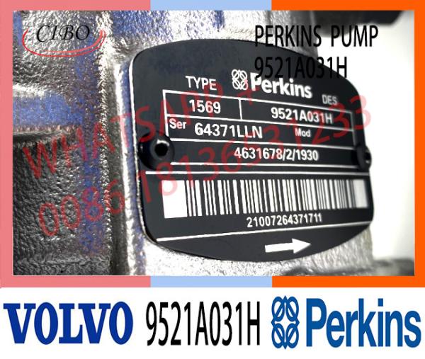 bomba 3981498 398-1498 da injeção de Diesel Pump 9521A030H 9521A031H C7.1 da máquina escavadora de 320D2 E320D2